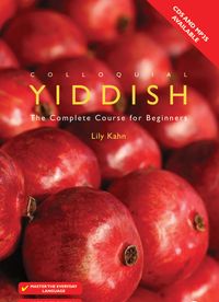 Colloquial Yiddish